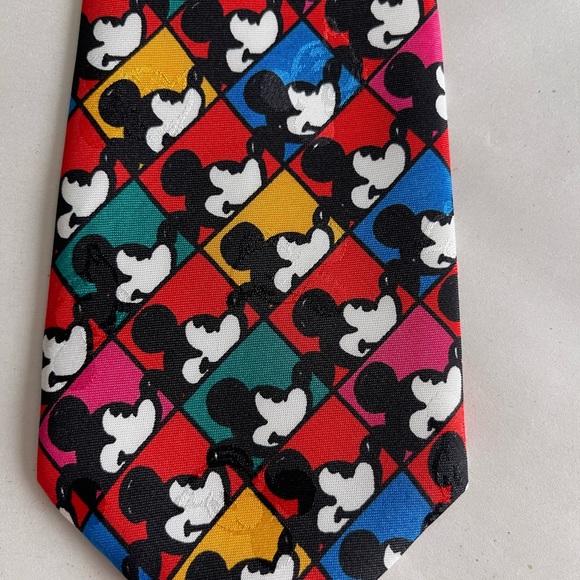Mickey Mouse colorful Tie from Mickey & Company. - Picture 2 of 3
